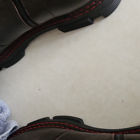 Mens Kurt Geiger Brown Leather Hiking Dress Casual Boots Size 12 / EU 46 - Picture 13 of 14